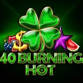 Slots logo of 40 Burning Hot from Amusnet Interactive at AlphaWin Casino