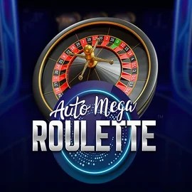 Auto Mega Roulette slot logo by Pragmatic Play at AlphaWin Casino