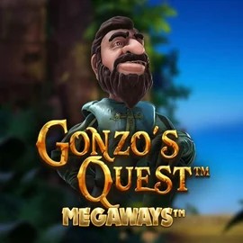 Gonzo's Quest Megaways logo by Red Tiger Gaming at AlphaWin Casino