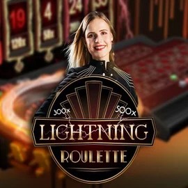 Lightning Roulette by Evolution, showcased at alphawincasino.eu – game logo