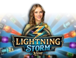 Lightning Storm online game logo by Evolution on alphawincasino.eu