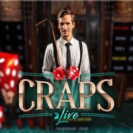Live Craps by Evolution, showcased at alphawincasino.eu – game logo
