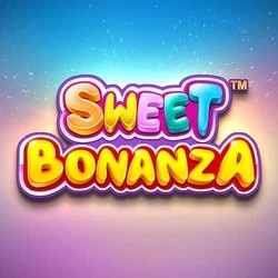 Sweet Bonanza online game logo by Pragmatic Play on alphawincasino.eu
